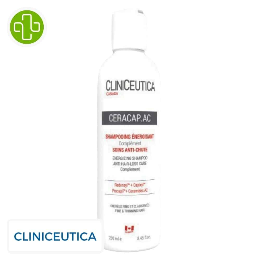 Cliniceutica Ceracap Ac Shampoing Energisant Complement Soins Anti Chute 250ml