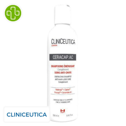 Cliniceutica Ceracap AC Shampoing Energisant Complément Soins Anti-Chute – 250ml