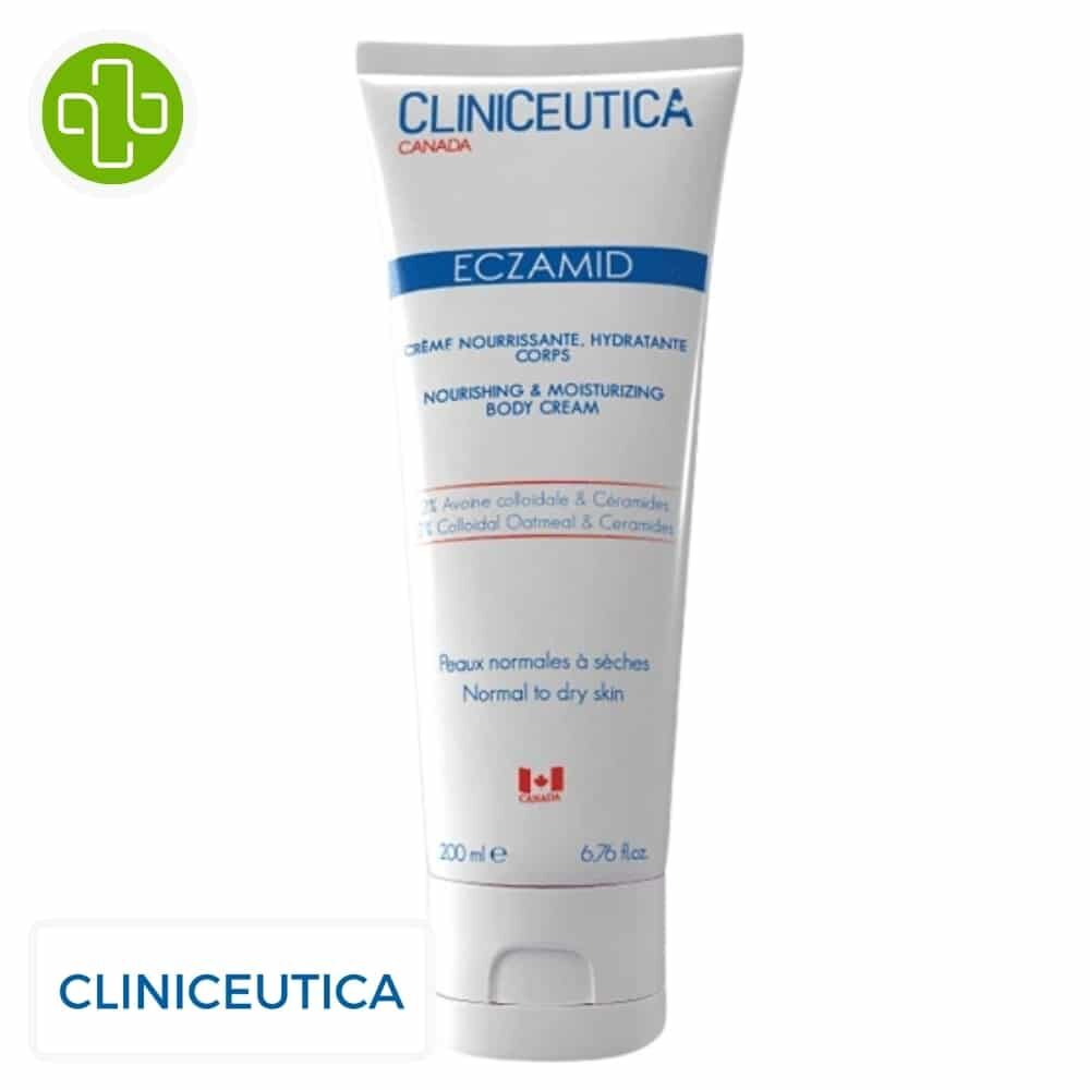 Cliniceutica Eczamid Creme Nourrissante Hydratante Corps 200ml