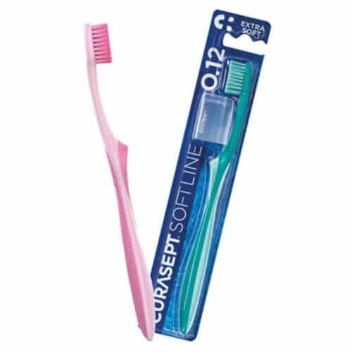 Curasept SoftLine 0.12 Extra Soft Brosse à Dents - Rose