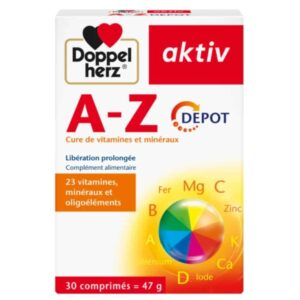 Doppel Herz Aktiv A Z Depot Cure De Vitamines Et Mineraux 30 Comprimes