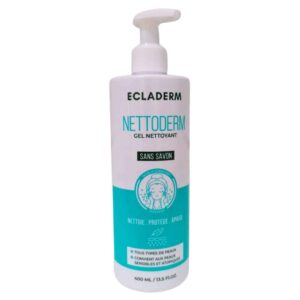Ecladerm Nettoderm Gel Nettoyant Sans Savon 400ml