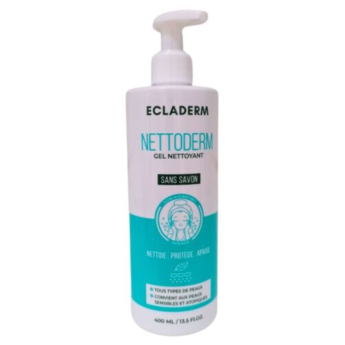 Ecladerm NettoDerm Gel Nettoyant sans Savon - 400ml