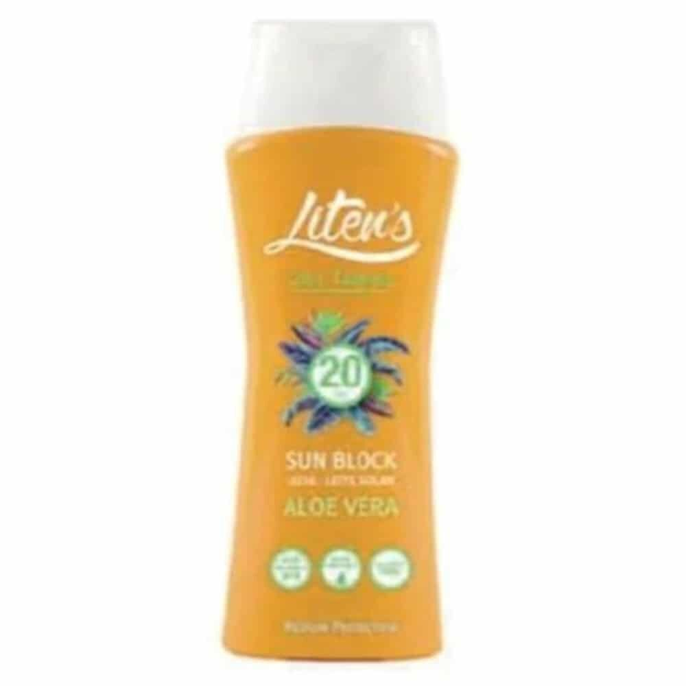Litens Lait Solaire A Laloe Vera Spf20 250ml