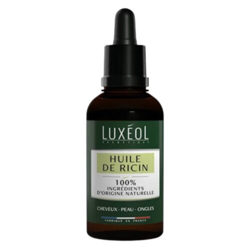 Luxéol Huile de Ricin Cheveux, Peau et Ongles – 50ml