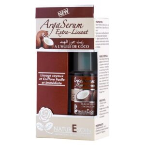 Naturesoin Argaserum Extra Lissant A L Huile De Coco Lissage Soyeux Et Coiffure Facile 50ml