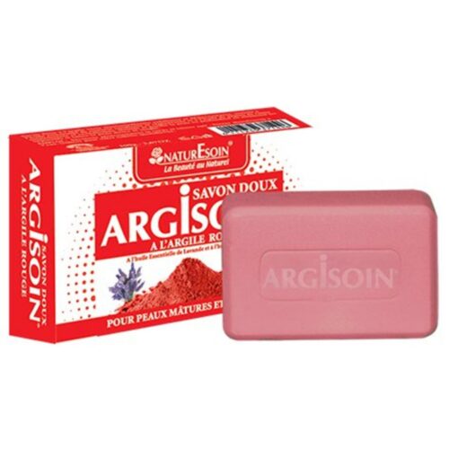 NaturEsoin Argisoin Savon Doux à l'Argile Rouge - 125g