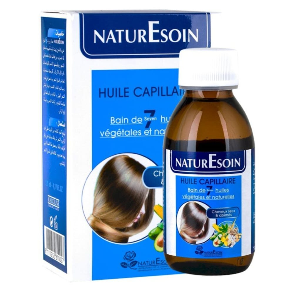 Naturesoin Huile Capillaire Bain De 7 Huiles Vegetales Et Naturelles 125ml