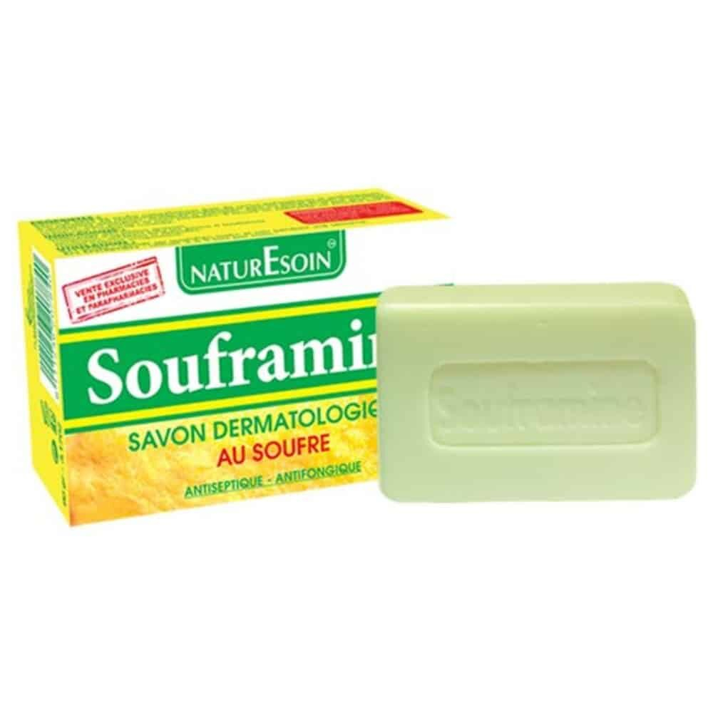 Naturesoin Souframine Savon Dermatologique Au Souffre 90g