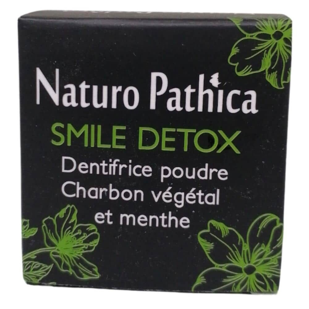 Naturo Pathica Smile Detox Dentifrice Poudre Au Charbon Vegetal Et Menthe 50ml