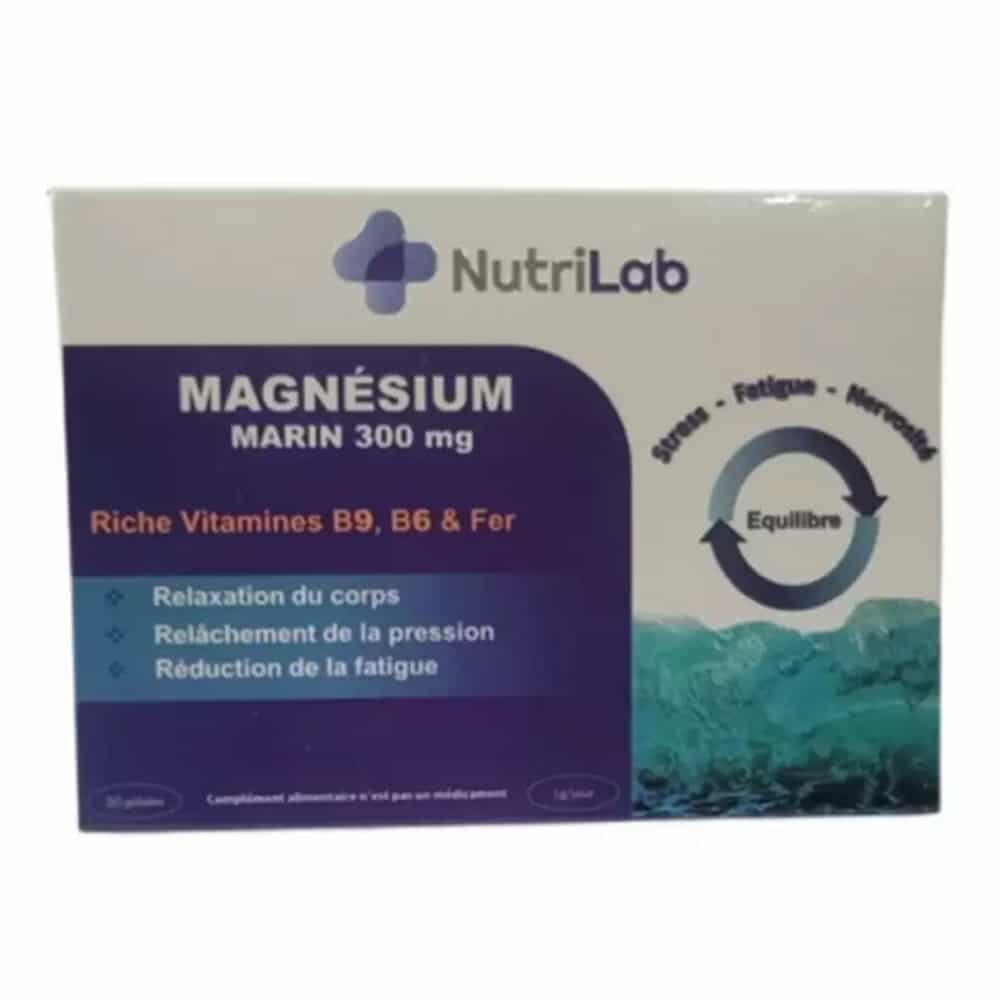 Nutrilab Magnesium Marin 300mg 30 Gelules