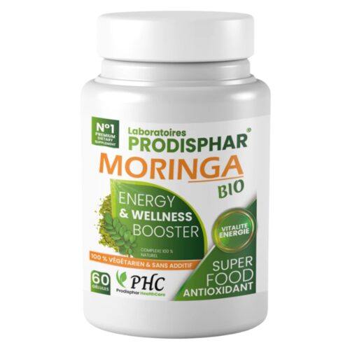 Prodisphar Moringa Bio Vitalité et Energie – 60 Gélules