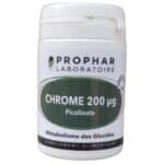 Prophar Chrome 200µg Picolinate Métabolisme des Glucides – 50 Gélules
