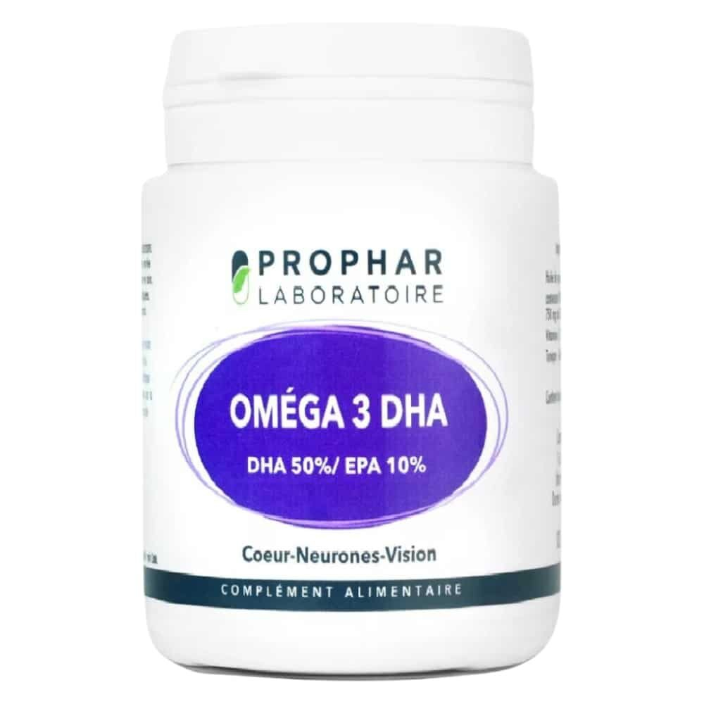 Prophar Omega 3 Dha 50 Epa 10 Coeur Neurones Et Vision 100 Capsules