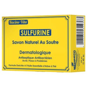 Racine Vita Sulfurine Savon Dermatologique Naturel Au Soufre 80g