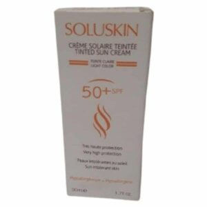 Soluskin Creme Solaire Teinte Claire Spf50 50ml