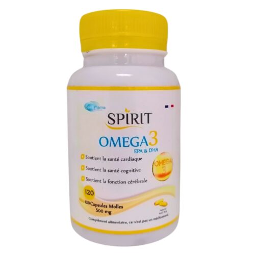 Spirit Pharma Oméga 3 EPA et DHA 500mg - 120 Capsules