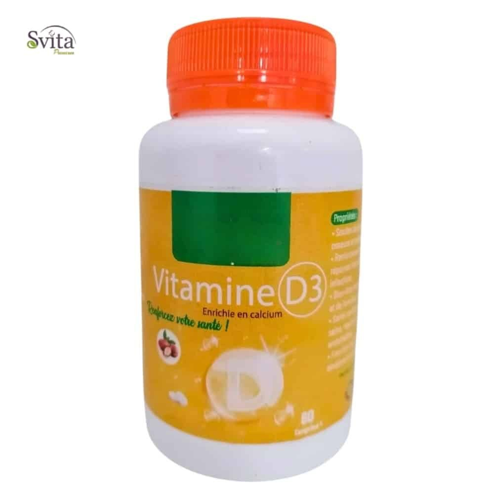 Svita Premium Vitamine D3 60 Comprimes