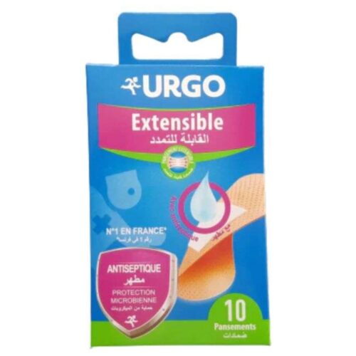 Urgo Pansements Extensibles Antiseptique - 10u
