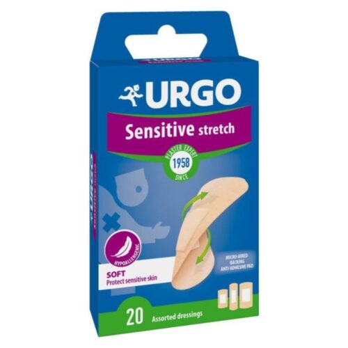 Urgo Pansements Sensitive Stretch 3 Formats - 20u