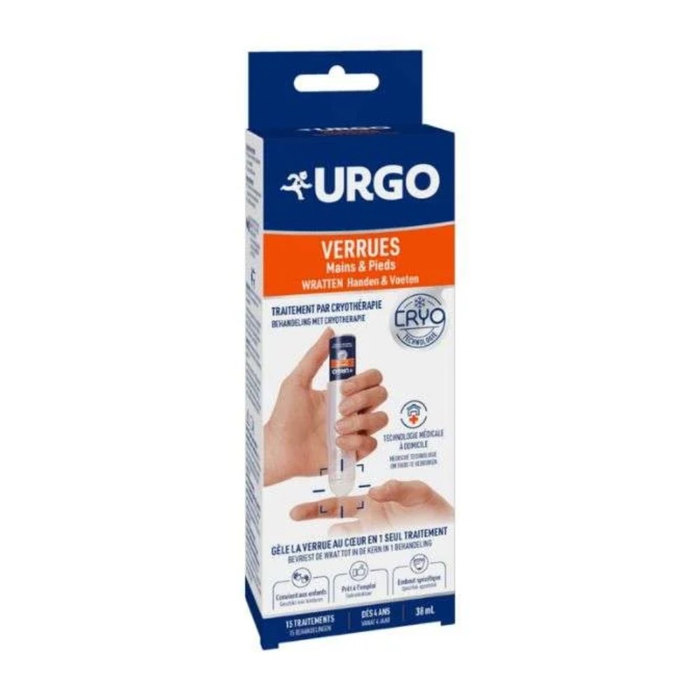 Urgo Verrues Mains Et Pieds Traitement Par Cryotherapie 38ml 2