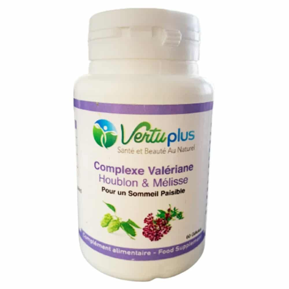 Vertuplus Complexe Valeriane Houblon Et Melisse Sommeil Paisible 60 Gelules
