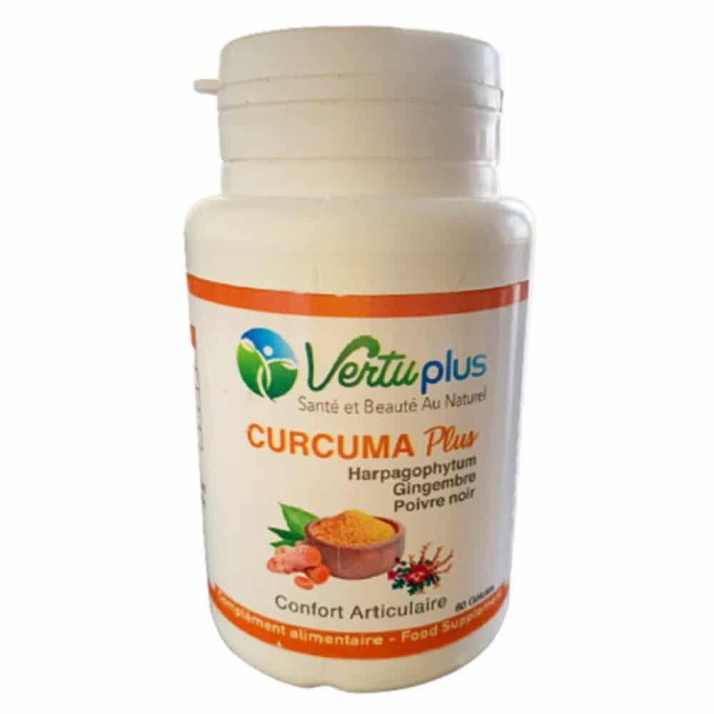 Vertuplus Curcuma Plus Confort Articulaire 60 Gelules