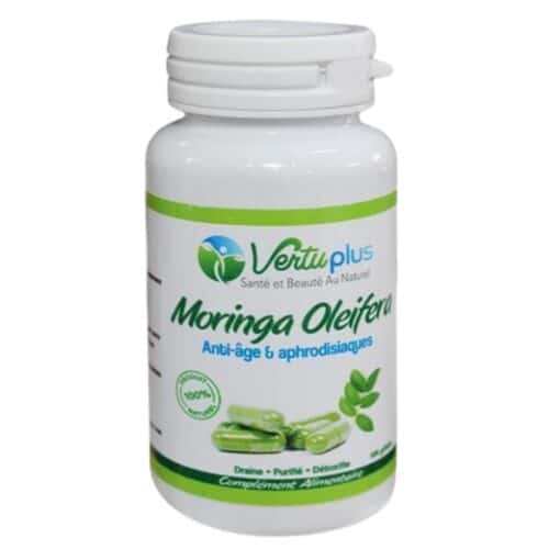 VertuPlus Moringa Oleifera Anti-Âge et Aphrodisiaque - 90 Gélules