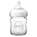 Avent Biberon Natural en Verre 0Mois+ Débit Très Lent - 120ml SCF051/17 - 1u