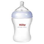 Nuby Biberon Natural Touch 0Mois+ Bleu - 240ml (NT67028) - 1u