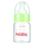 Nuby Biberon en Verre 0Mois+ Vert - 60ml (ID1177) - 1u
