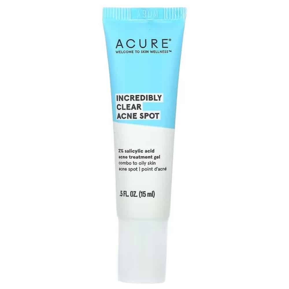 Acure Incredibly Clear Acne Spot Anti Taches Liees A L Acne 15ml