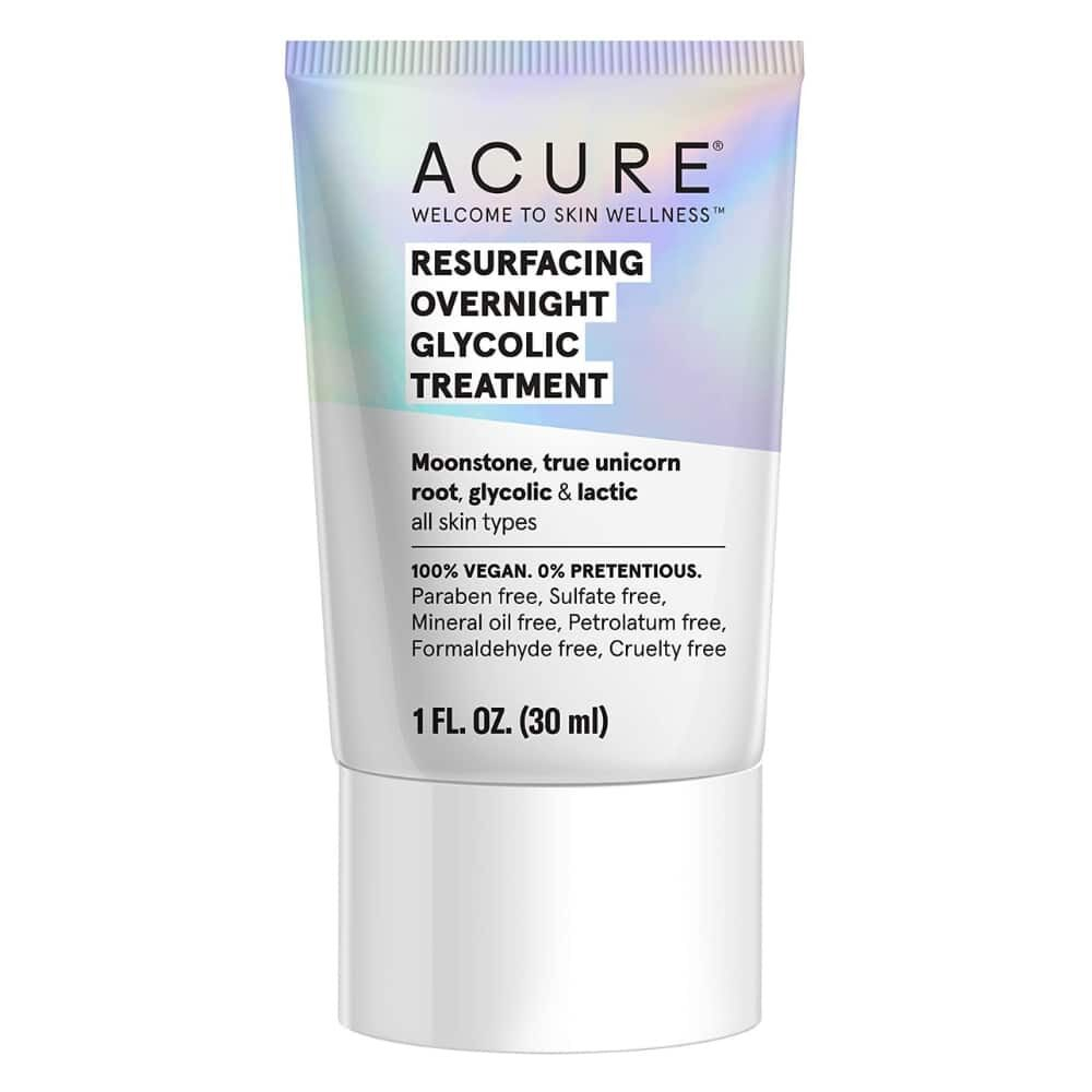 Acure Resurfacing Overnight Glycoliq Treatment Resurfacant De Nuit 30ml