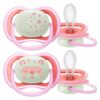 Avent Sucette Ultra Air Night 6-18Mois - Etoiles et Koala - SCF376/20 - 2u
