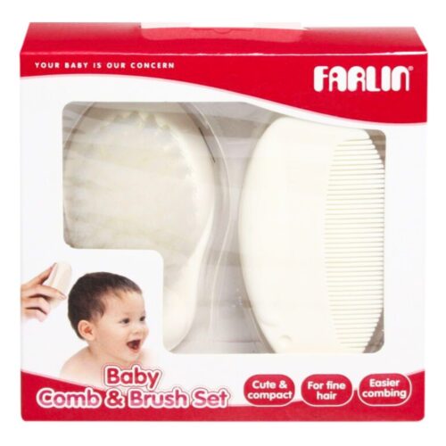 Farlin Brosse et Peigne Blanc 0Mois+ - (BF150A) - 1u