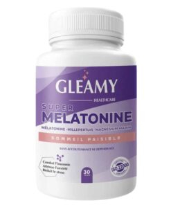 Gleamy Super Melatonine Sommeil Paisible 30 Gelules