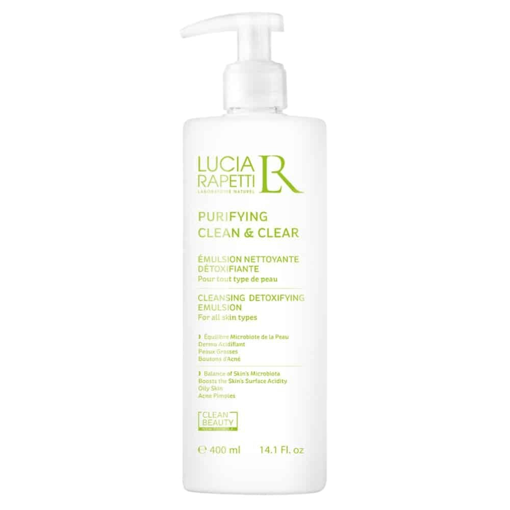 Lucia Rapetti Purifying Clean Et Clear Emulsion Nettoyante Detoxifiante 400ml