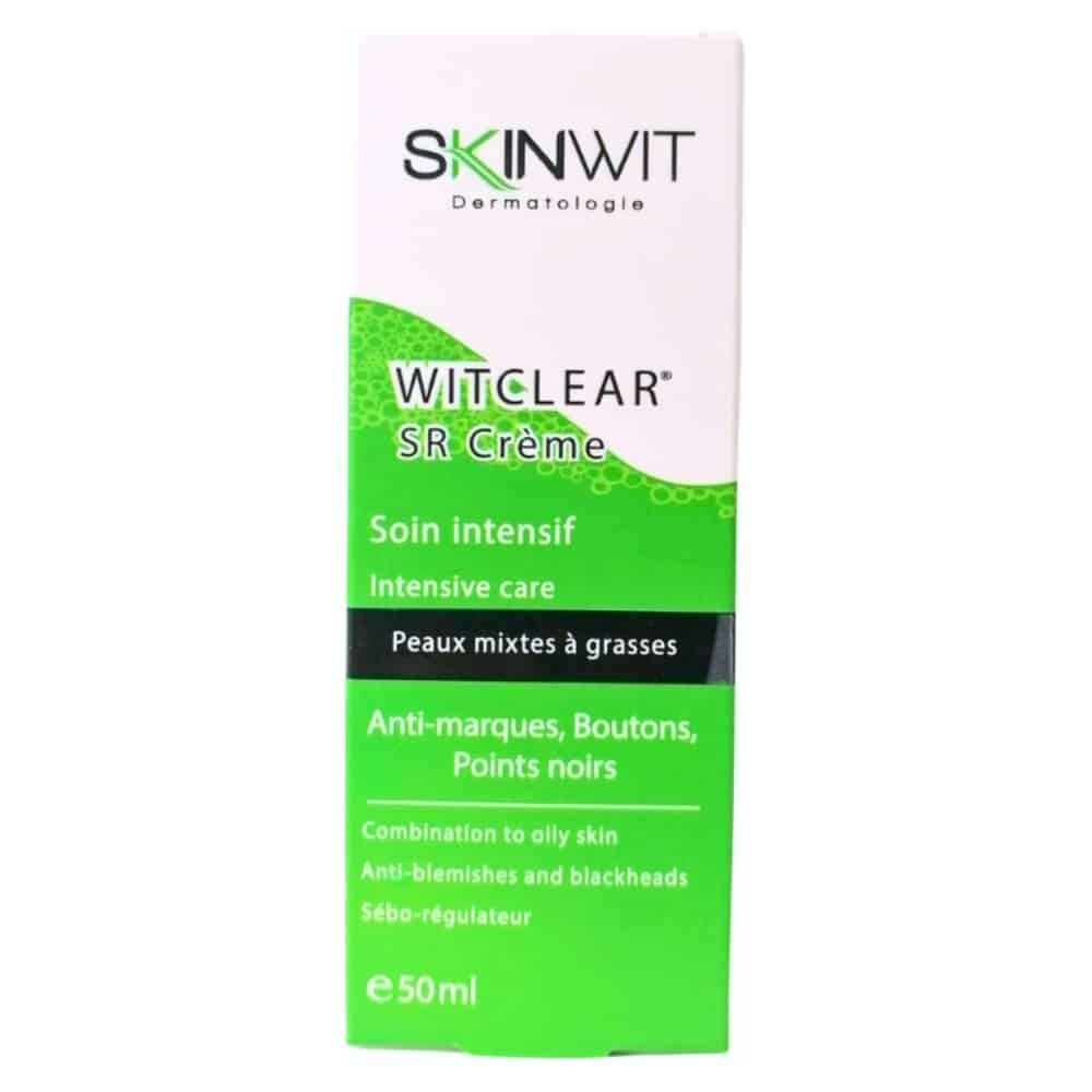 Skinwit Witclear Sr Creme Soin Intensif Anti Marques Boutons Et Points Noirs 50ml