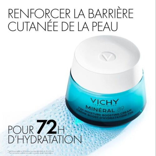 Vichy Mineral 89 Creme Boost Dhydratation 72h 50ml 3