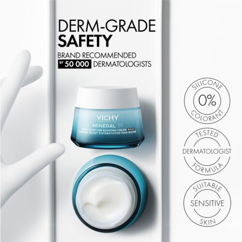 Vichy Mineral 89 Creme Boost Dhydratation Riche 100h 50ml 5