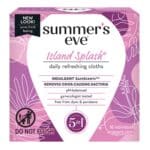 Summer's Eve Island Splash Daily Refreshing Cloths Intimate - 16u