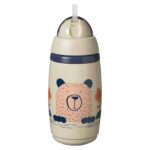 Tommee Tippee Tasse Isotherme à Paille Anti-Fuites Gris 266ml - 1u