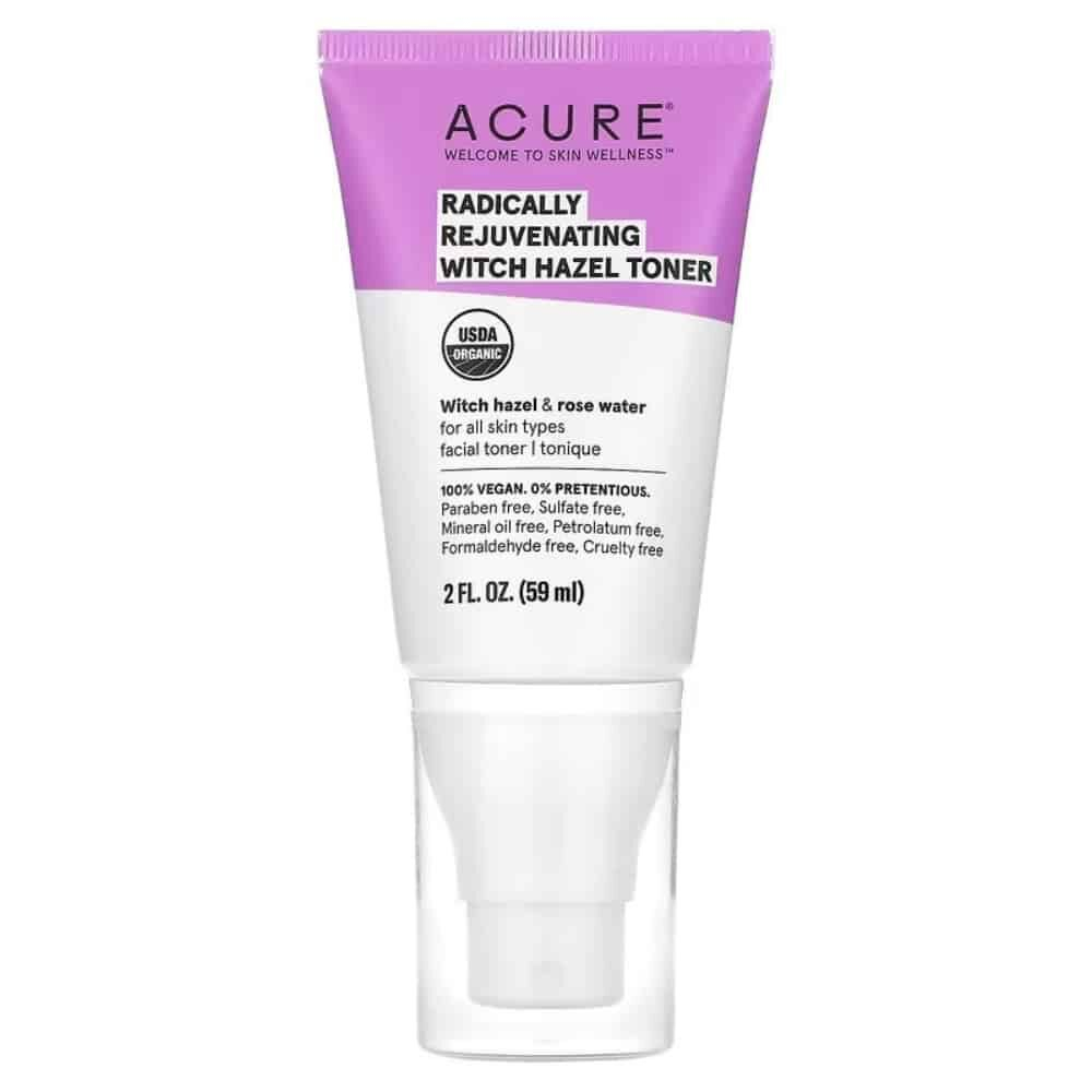 Acure Radically Rejuvenating Witch Hazel Toner Tonique Rajeunissant Radical 59ml