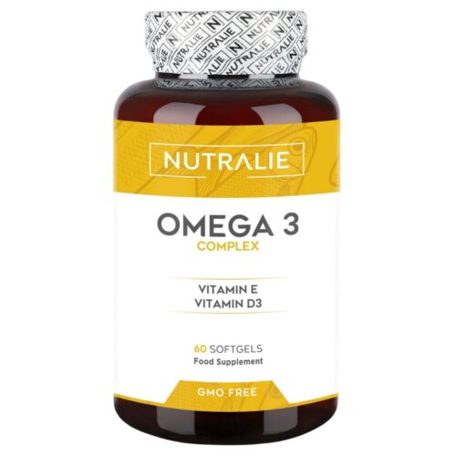 Nutralie Oméga 3 Complexe Vitamine E et D3 - 60 Gélules