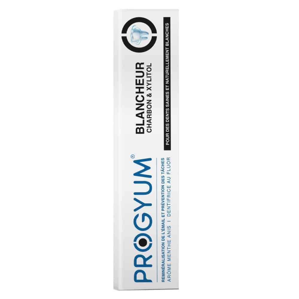 Progyum Dentifrice Blancheur Charbon Et Xylitol 75ml