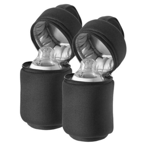 Tommee Tippee BottlePouch Sacs Isothermes Noirs pour Biberons - 2u
