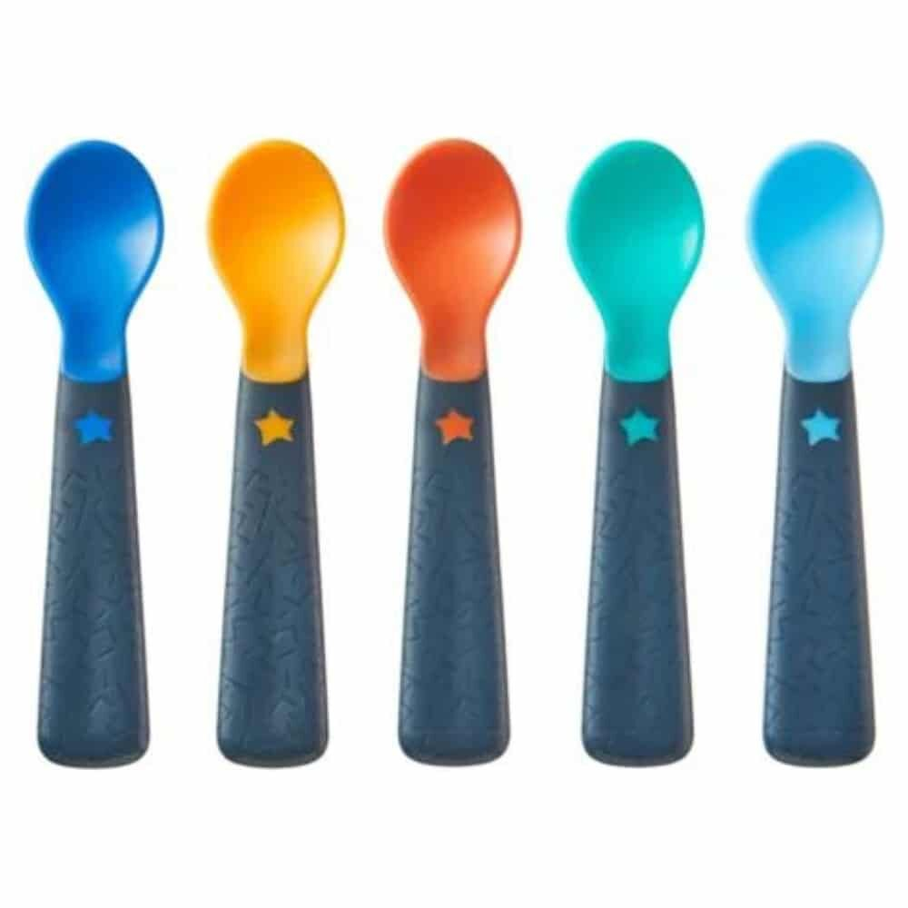 Tommee Tippee Easigrip Cuilleres D Apprentissage Colorees 4mois 5u