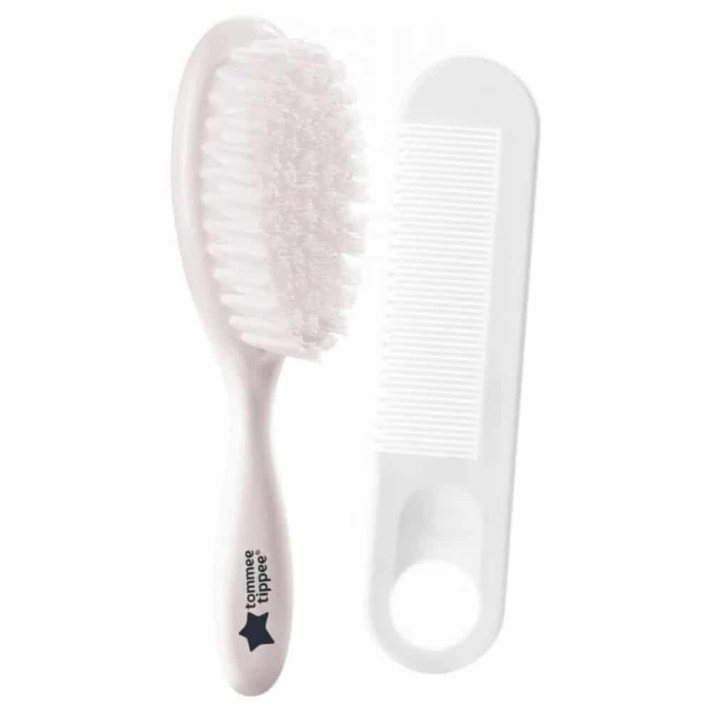Tommee Tippee Everydayessentials Babyhair Ensemble Brosse Et Peigne Cheveux Bebes 1u