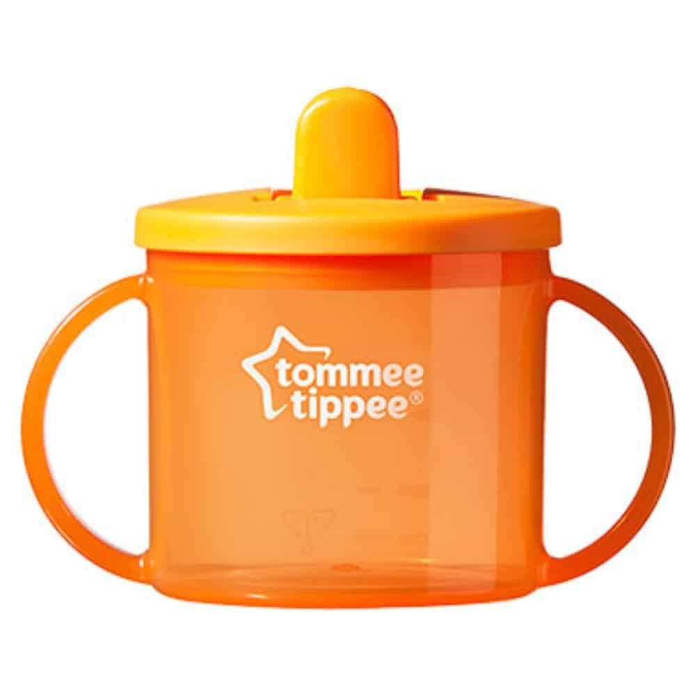 Tommee Tippee Everydayessentials Firstcup Premiere Tasse A Bec 4mois Orange 190ml 1u