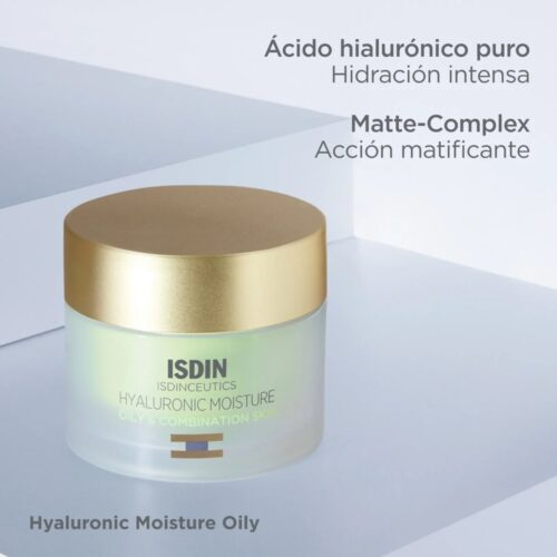 Isdin Isdinceutics Hyaluronic Moisture Creme Hydratante Peau Mixte A Grasse 50g 2